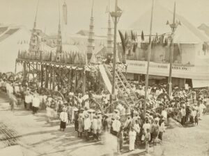 Reboetan festivities, circa 1900, Surabaya; KITLV: 151246