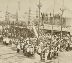Reboetan festivities, circa 1900, Surabaya; KITLV: 151246